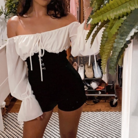 Fashion Nova Romper Jumpsuit. Stretchy. - Picture 2 of 3